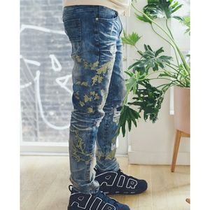 Born Fly Embroidered Vines Ivy Denim Jeans
